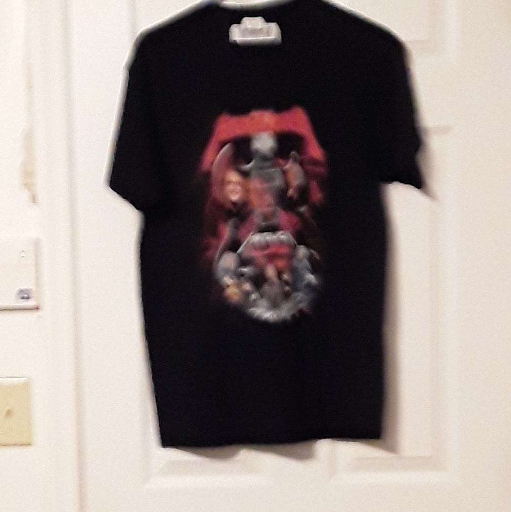 Black Metallica t shirt short sleeve